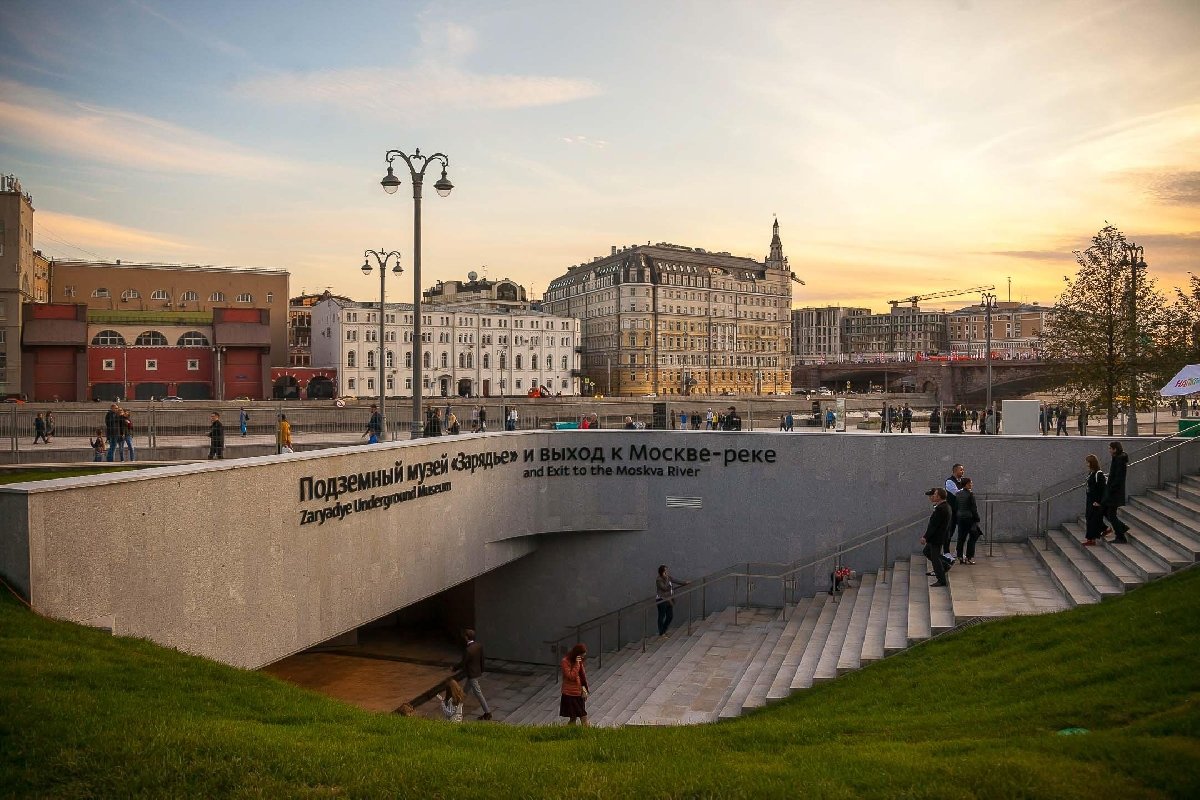 Подземный музей парка «Зарядье»